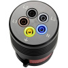 Benning BENNING TA 7-16 merací adaptér CEE zástrčka 16 A 5-pólová - zásuvka 4 mm čierna; 044040