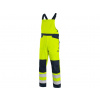Canis CXS HALIFAX Výstražné nohavice s trakmi žlto-modré 64 111201015564