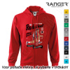 Mikina RANGER® - BASKETBAL Červená 4XL