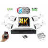 Monitorrs Security 4K IP Kamerový systém 4 kam. WT