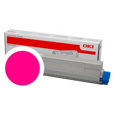 Toner OKI 47095702 purpurový, pre tlačiarne OKI C824n, C824dn, C834nw, C834dnw, C844dnw, a (47095702)