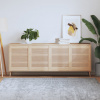 vidaXL Lamelové dvierka na skrinku 4 ks 61,5x49,4 cm, borovicový masív - Hnedá - 70865-25625