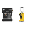 Ascaso Steel DUO PID, Black&Wood + Eureka Helios 65, yellow