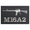 Nášivka M16A2 8x5cm so suchým zipsom