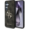 Guess PU 4G Metal Logo kryt pre Samsung Galaxy S25, hnedý 57983124083