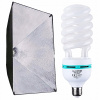 PRO ŠTÚDIOVÁ ŽIAROVKA LAMPA PEVNÉHO SVETLA 150W + SOFTBOX 50x70cm