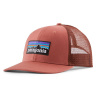 Šiltovka Patagonia P-6 Logo Trucker Hat potters red 24/25 - Odosielame do 24 hodín