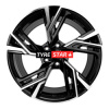 MAM WHEELS RS5 7x16 5x114,3 ET38 BLACK FRONT POLISH