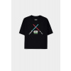 Star Wars: Episode IV - A NEW Star Wars - Darth Maul Women's Cropped Short Sleeved T-shirt Velikost: 2XL, Barva: Black