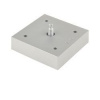 Nábytková nožička FP002, 75x75mm, sivá RAL 9006 20mm