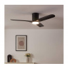 Eglo 35176 - LED Stmievateľný stropný ventilátor KAWANA LED/17W/230V pr. 132 cm čierna+DO 35176 + záruka 5 rokov zadarmo