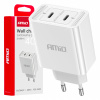 Amio 03892 Síťová nabíječka 2xUSB-C 40W Quick Charge 230V -
