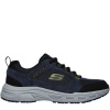Skechers Oak Canyon Mens Trainers Navy/Lime 9 (43)