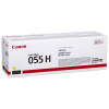 Canon originál toner 055 H Y, 3017C002, yellow, 5900str., high capacity