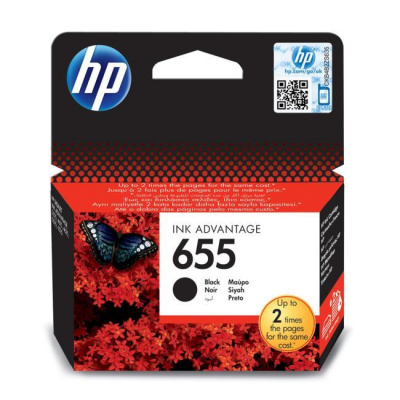Hewlett-Packard Atramentová náplň HP CZ109AE HP 655 pre Deskjet Ink Advantage 3525/4615/4625/5525 black (550 str.)