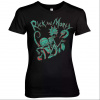 Hybris Rick a Morty tričko Duotone černý dámské Velikost S (Small)