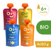 Beggs BIO Baby mix zdravých ovocných pochutín pre deti 4 x 120 g