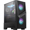 MSI skříň MAG FORGE 100R/ bez zdroje/ levé temperované sklo/ 2x 120 mm A-RGB fan/ 2x USB3.0/ 1x 120 mm fan/ černá 306-7G03R21-809