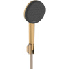 HANSGROHE Raindance Alive Select S sprchová súprava, ručná sprcha 3jet EcoSmart priemer 125 mm, sprchový držiak a textilná sprchová hadica Designflex 160 cm, kartáčovaný bronz, 24611140