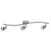 Stropné svietidlo Halogénové bodové svetlo s reflektorom 3x GU10 Chrome Classic Norman 5993 Rabalux