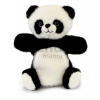 Plyšová panda na bábkové divadlo The Glue Pots Panda Puppet Histoire d’ Ours čierno-biela 24 cm od 0 mes HO3372