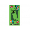 Jerry Fabrics Osuška Minecraft Creeper s rozmermi 70x140 cm