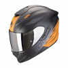 Moto prilba SCORPION EXO-1400 EVO II AIR LUMA matná čierno/oranžová - Veľkosť S