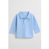 POLOKOŠEĽA GANT SHIELD PIQUE LS RUGGER CAPRI BLUE