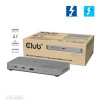 Club 3D Club3D hub Thunderbolt 5 5v1, 3x USB-C TB5, 1x USB-A, 1x8K60Hz, 3x 5K60Hz, certifikace Thunderbolt Share, 180W