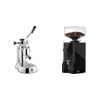 La Pavoni Stradivari Lusso + Eureka Mignon Silenzio 55, BL black