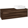 Dreja Umývadlová skriňa STORM SZZ2 120 (umývadlo Joy 3) - D06 Orech / D06 Orech / Pravé