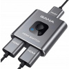 GANA hliníkový obojsmerný prepínač/rozdeľovač HDMI 4K