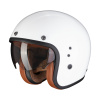 Moto přilba SCORPION BELFAST EVO LUXE bílá - Velikost 2XL