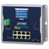 Planét WGS-5225-8T2SV plochý L3 switch, 8x1Gb, 2x2.5Gb SFP, 12-48VDC/24VAC, -20~70°C, IP30, fanless, touch LCD