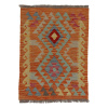 Koberec Kilim Chobi 87x63 ručne tkaný afganský kilim z vlny