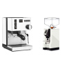 Rancilio Silvia E, biela + Eureka Mignon Perfetto, CR white