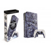 Kryt na konzolu PS5 Slim Blue Wave Camo Faceplates Kit