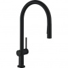 Hansgrohe Talis M54 Umývadlová batéria, stojaca so sprchou, čierna matná 72800670