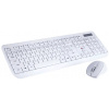 Set klávesnice a myši C-TECH WLKMC-01, biela - CZ/SK (WLKMC-01W)