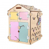BusyKids activity board domček natura pastel