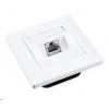 Solarix Zásuvka CAT6 STP 1 x RJ45 pod omítku bílá SX9-1-6-STP-WH 23100098