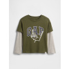 GAP Baby tričko s potlačou Zelená 5YRS Zelená Zelená