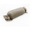 Biante Zamatový vankúš valec bonbon Velvet Prémium SVP-030 Sivobéžový 15x40 cm