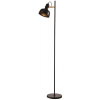 Candellux Reno stojaca lampa 1x40 W čierna-drevo 51-80196