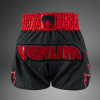 Muay Thai šortky Venum Inferno - Charcoal Grey/Red Velikost: XL