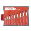FORTUM Klíče ráčnové očkoploché, sada 9ks, 8-19mm 4720104