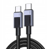 UGREEN Kábel USB-C na USB-C Kábel Rýchle nabíjanie PD 3.0 QC 100 W 0.5 m