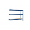 Trestles Prístavok k regálu 1600x1600x800, 3 police Farba: modrá