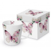 Porcelánový hrnček Trend v darčekovom balení - Butterfly Flowers