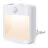 AppleMix Nočné svetlo LED so senzorom pohybu - teplá biela - zástrčka EÚ